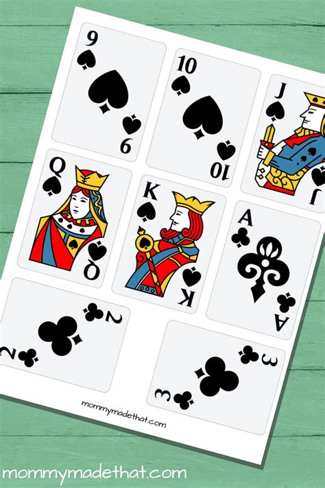 deck of cards outline|Printable Playing Cards (Free Printable Card Deck) .